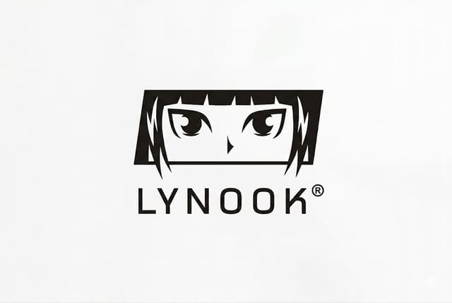 LYNOOK — anime-inspired consumer electronics brand logo