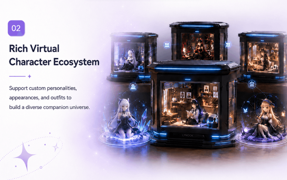 Rich virtual character ecosystem