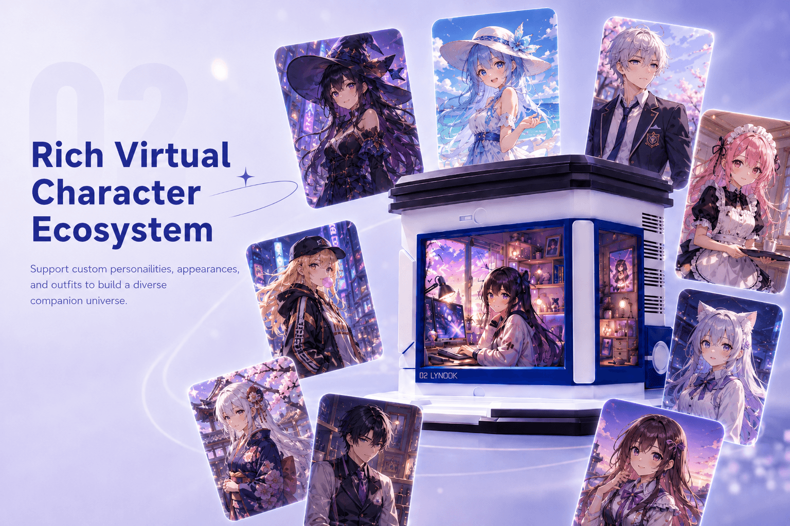 Rich Virtual Character Ecosystem