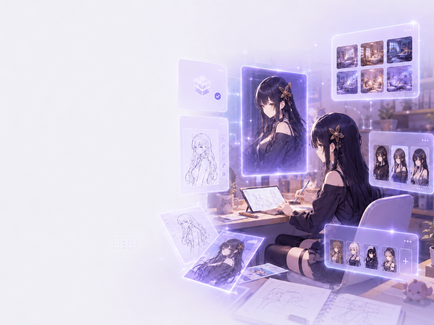 Character import and custom OC support on your desk